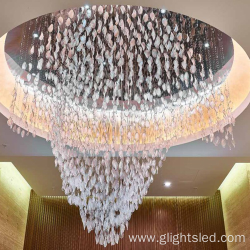 Custom designer style luxury k9 crystal chandelier lamp